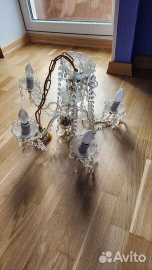 Люстра хрустальная (Чехия)