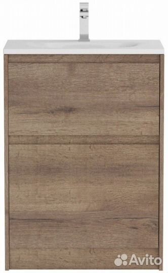 Тумба с раковиной и зеркалом BelBagno Kraft 39-60-PIA-BB-8099-3-60 Rovere Tabacco