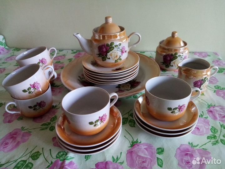 Сервиз чайный СССР на 6 персон