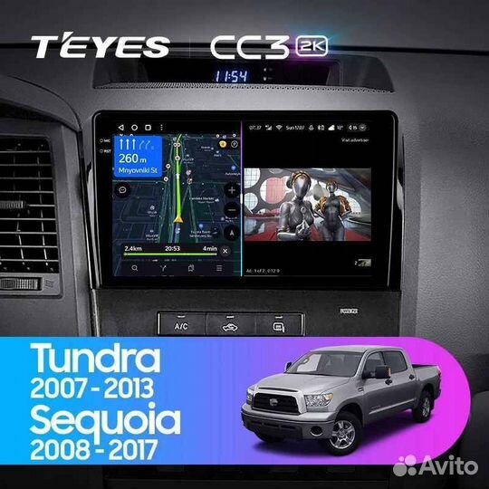 Teyes CC3 2K 4+32 Тойота Тундра 2007 - 2013