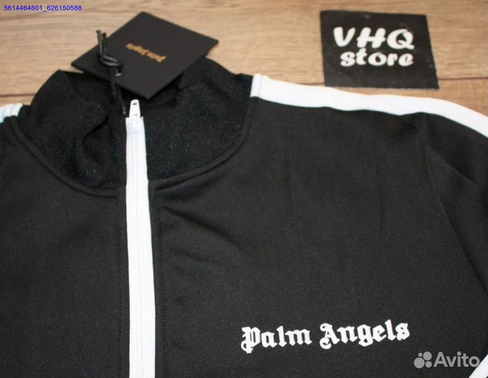 Palm Angels олимпийка черная (Арт.50430)