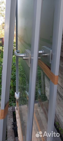 Двери стекло алюминий