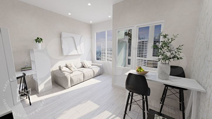 Квартира-студия, 24,7 м², 5/13 эт.