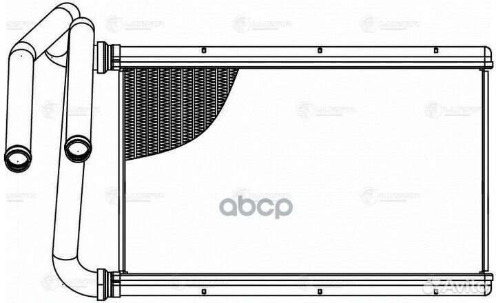 Радиатор отоп. для а/м KIA Sorento I 06- тип Do