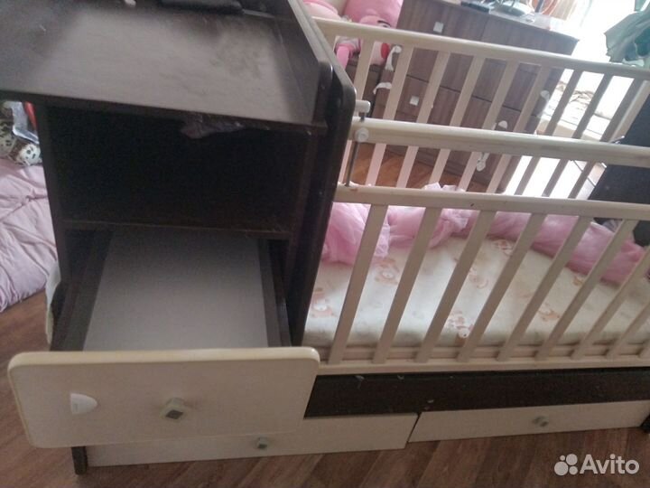 Детская кроватка 3в1