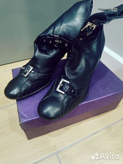 Ботильоны 38 кожа