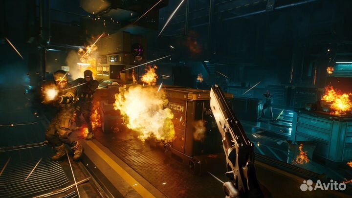 Киберпанк 2077 диск игра ps4 / ps5