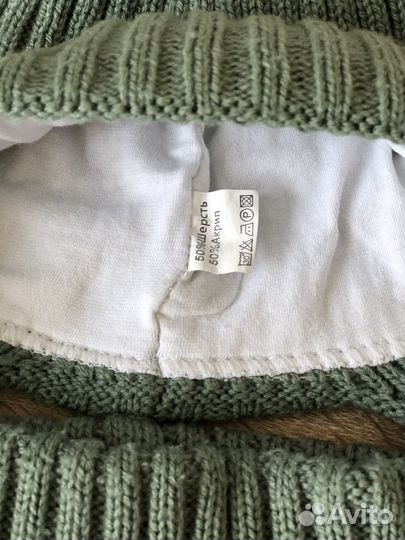 Комплект шапка+снуд детский демисезон