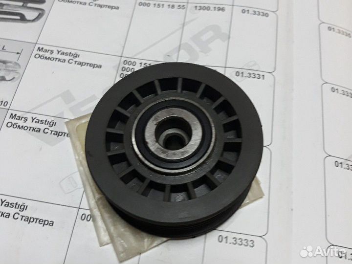 Ролик натяжителя мб спринтер W201/W124/W140 36x75x