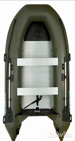 Надувная лодка gladiator B370AL зеленая
