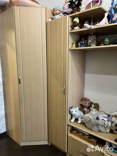 Двухъярусная кровать бу с матрасами