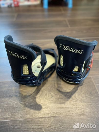 Крепления для сноуборда burton malavita navy port