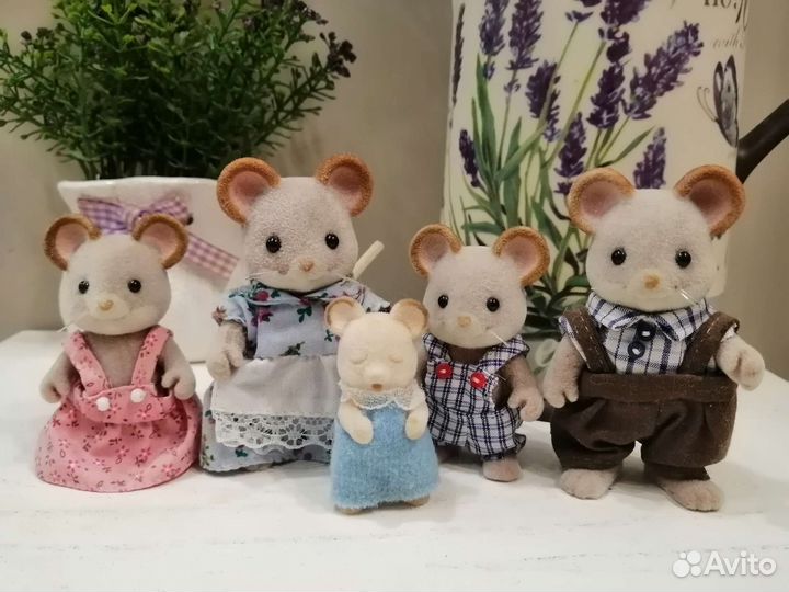 Sylvanian families винтажные семейки