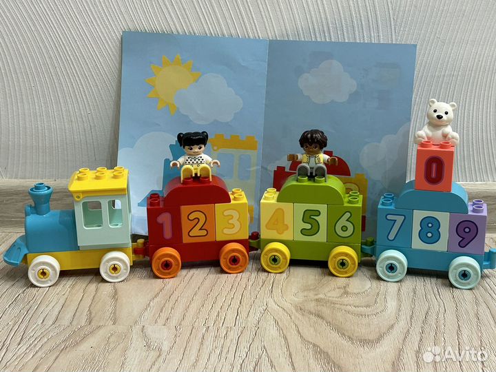 Lego duplo паровоз