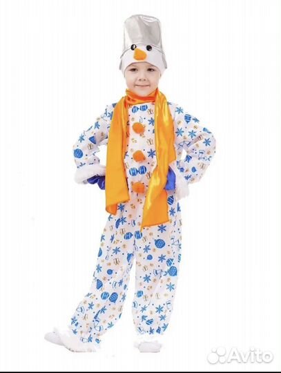 Прокат снеговик костюм