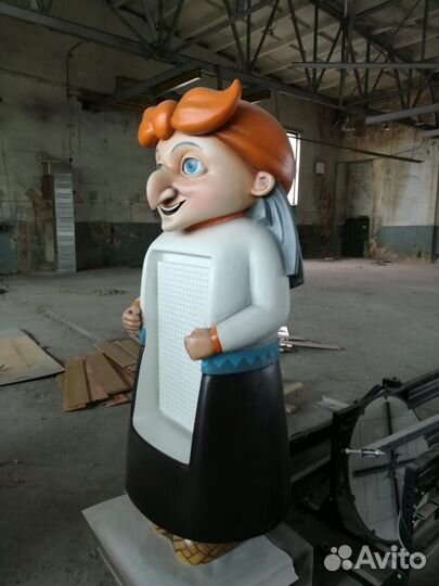 Кукла Стелаж Баба Яга 180 см. Муляж