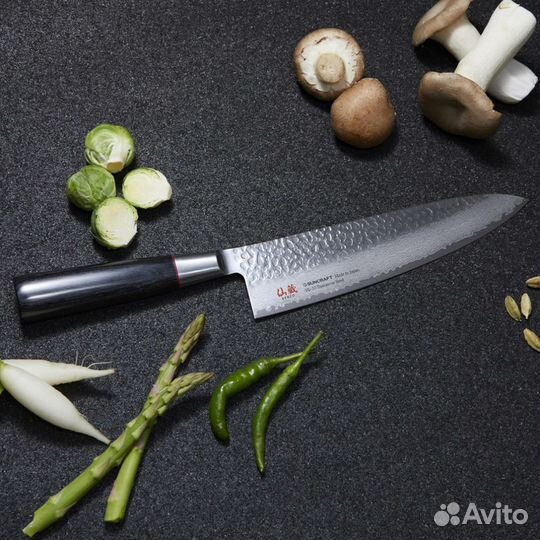 Кухонные ножи из дамасской стали Suncraft Senzo