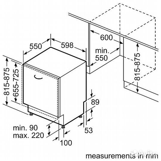 Посудомоечная машина bosch SMV46JX10Q