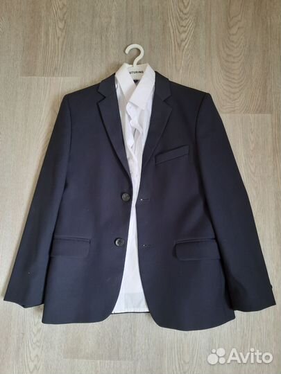 Пиджак школьный для мальчика 140