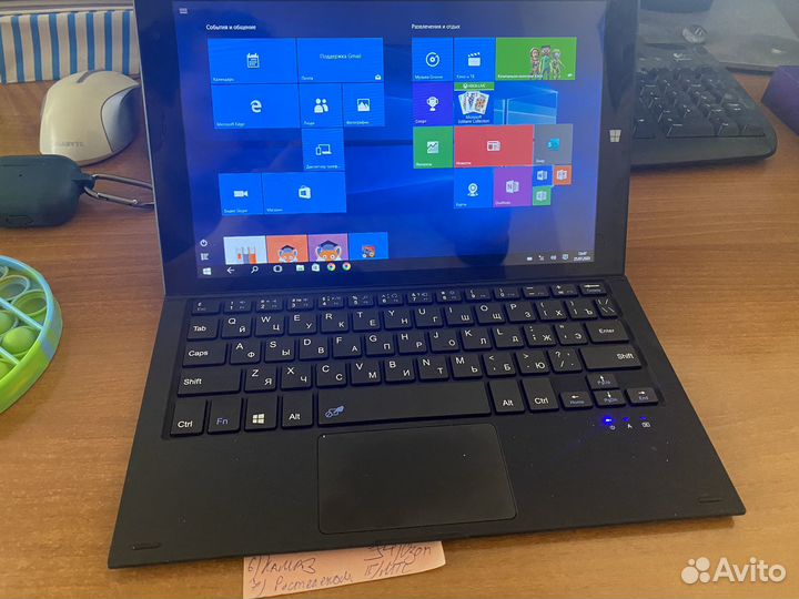 Планшет с клавиатурой irbis tw70