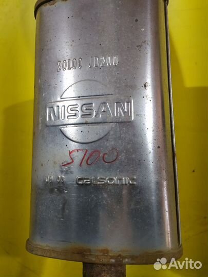 Глушитель nissan qashqai J10 Ниссан кашкай