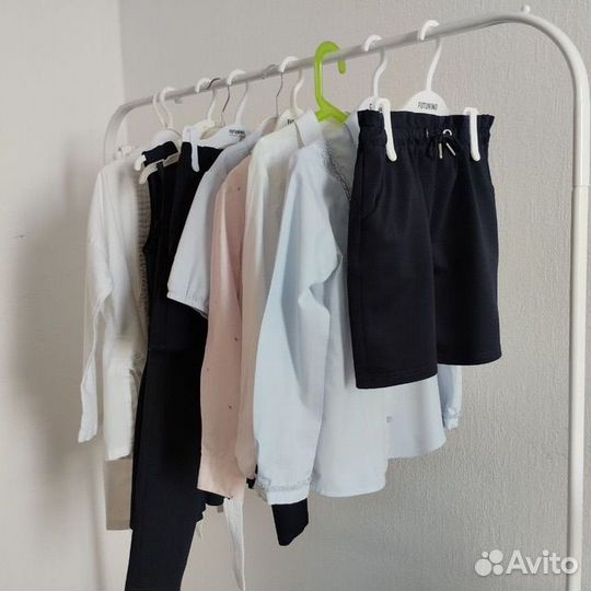 Школьная форма: рубашка, сарафан и др. 128-134