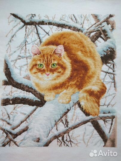 Картина вышитая крестом 