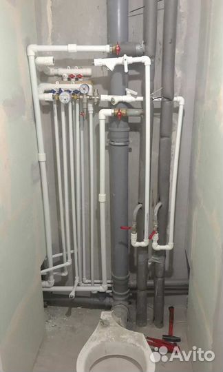 Услуги сантехника.Монтаж отопления, водоснабжения