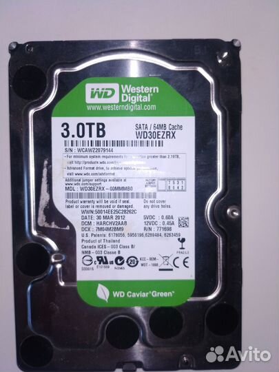 WD 3tb Green