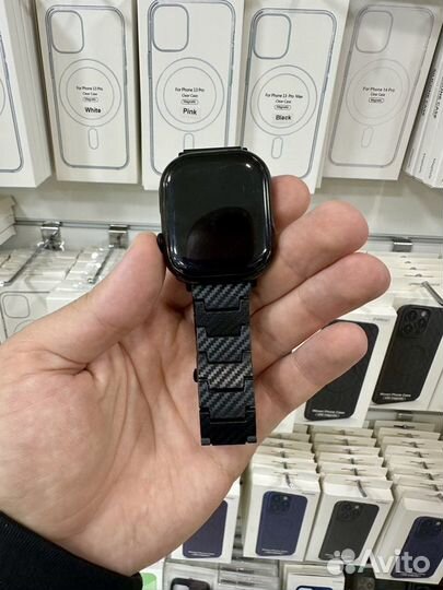 Ремешок apple watch карбон