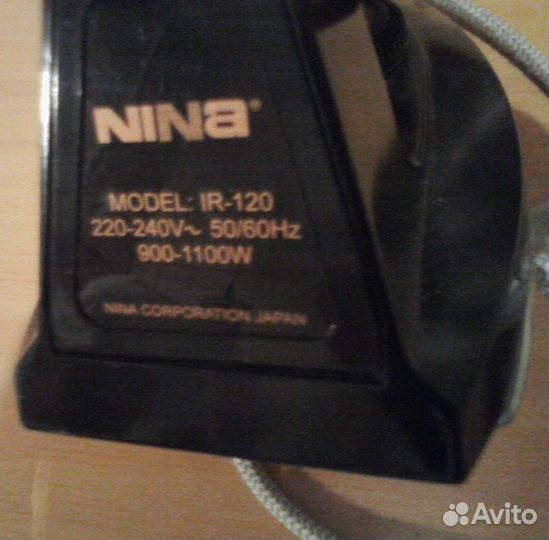 Утюг японский Nina, 900-1100 Вт
