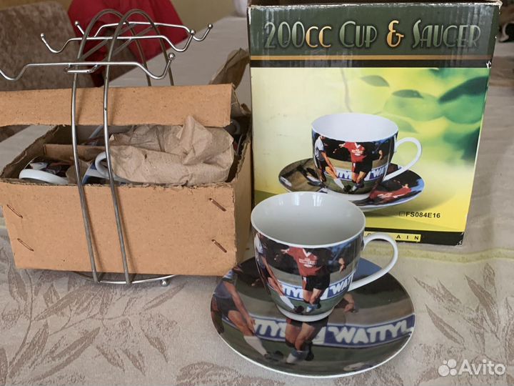 Сервиз чайн. «Футбол»новый 6 персон