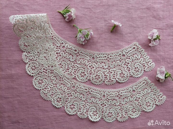 Воротник кружевной, вологодское кружево