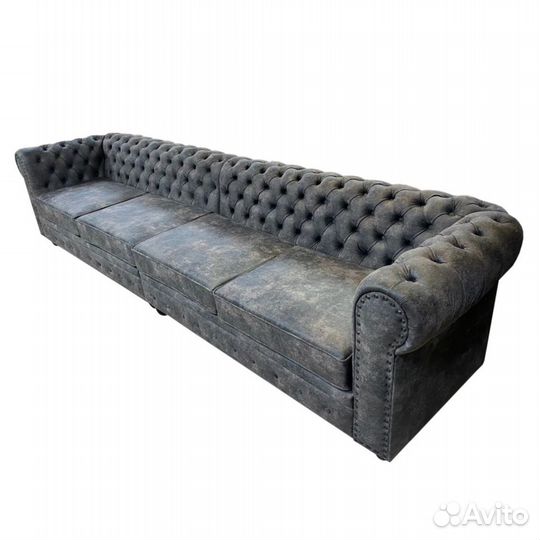 Диван для кафе «Честер-2», серый