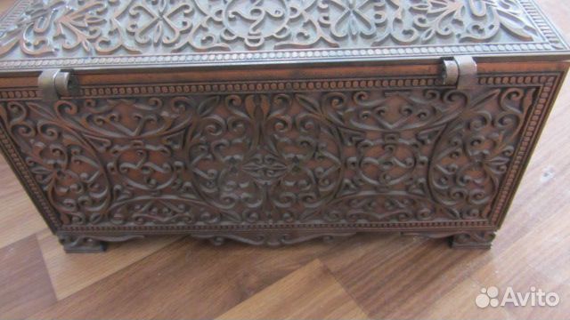Шкатулка, ларь-сундучок (металл.) Винтаж СССР