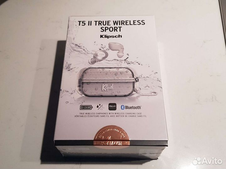 Беспроводные наушники klipsch t5 II sport