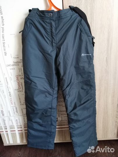 Брюки для девочки зима outventure размер 140 - 146