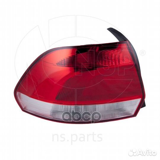 Фонарь задний левый volkswagen Polo V sedan (09