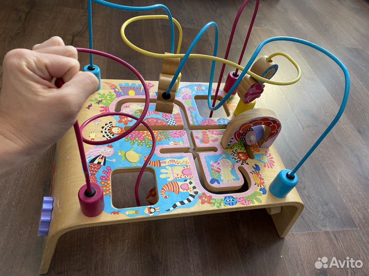 Лабиринт детский деревянный