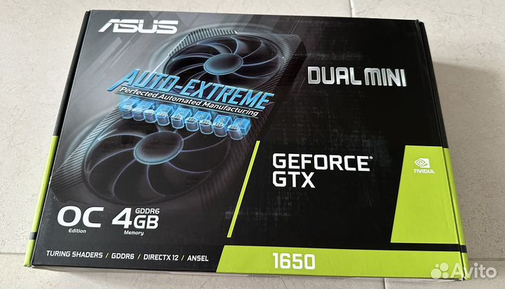 Видеокарта gtx 1650 4gb asus