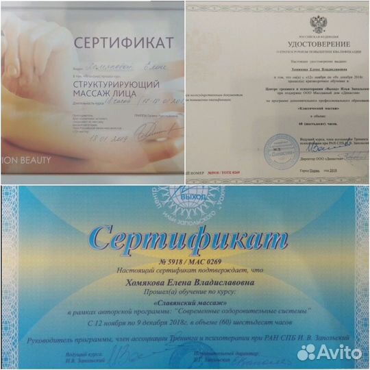 Массаж тела