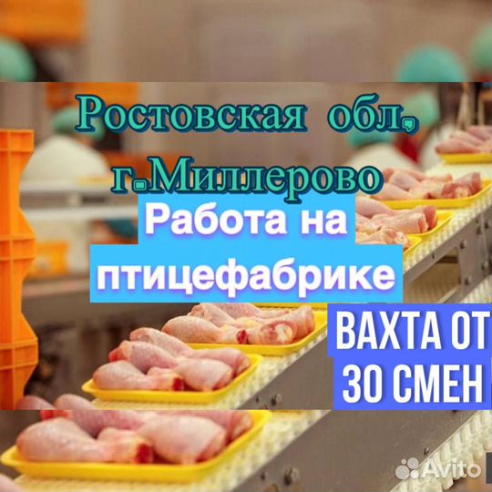 Вахта Ростовская область. Упаковщик