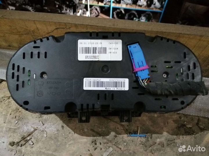 Панель приборов Volkswagen Polo, 1.6, МКПП, АКПП