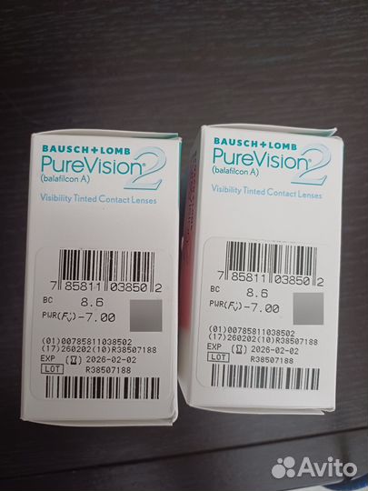 Продам контактные линзы