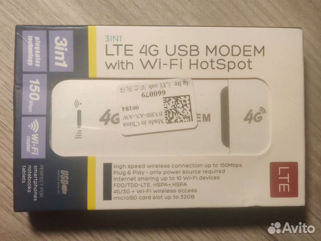 Usb 4g wifi роутер б/у