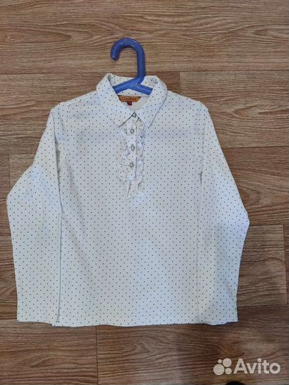 Школьная блузка 134 пакетом