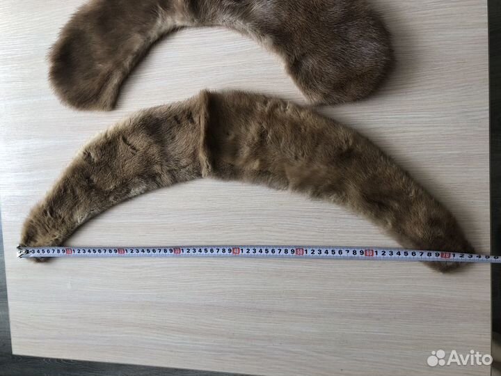 Меховые воротники и шапка