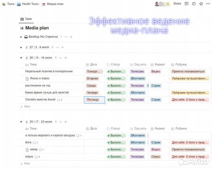 Система Notion. Обучение, внедрение, поддержка