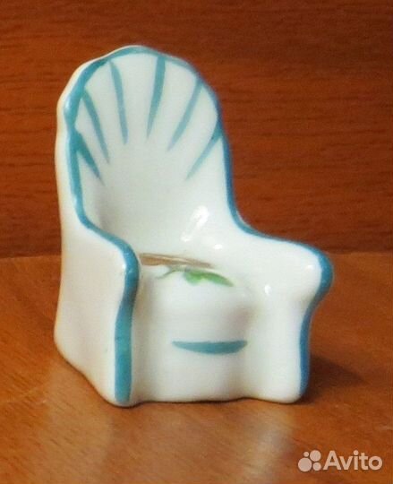 Набор винтажной кукольной мебели, фарфор, Франция