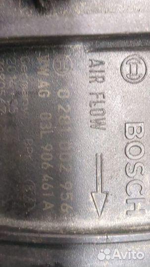 Измеритель потока воздуха Audi Q3, 2014